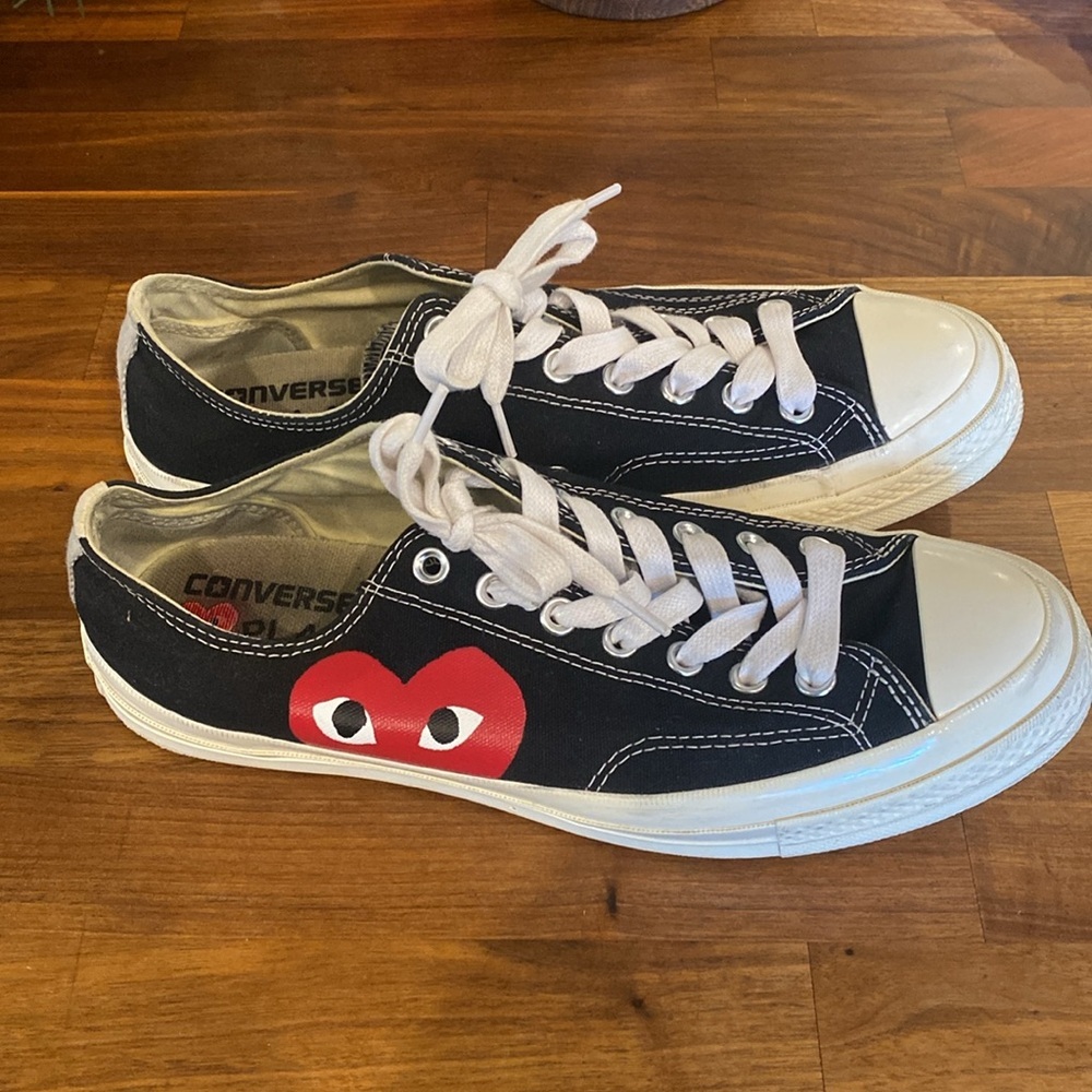 Converse Chuck OX x Comme des Garcons Play Low Size 10 - Picture 4 of 7